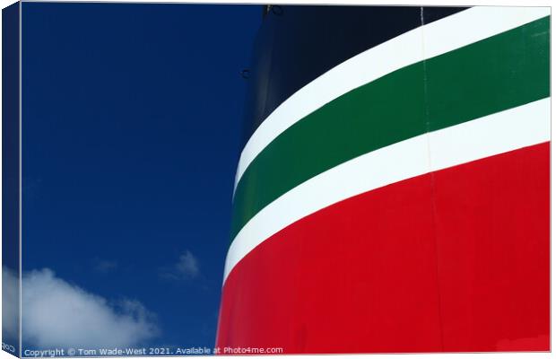 BP Shipping Funnel Colours Canvas Print by Tom Wade-West