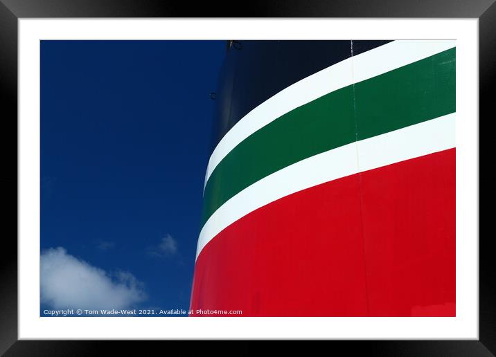 BP Shipping Funnel Colours Framed Mounted Print by Tom Wade-West