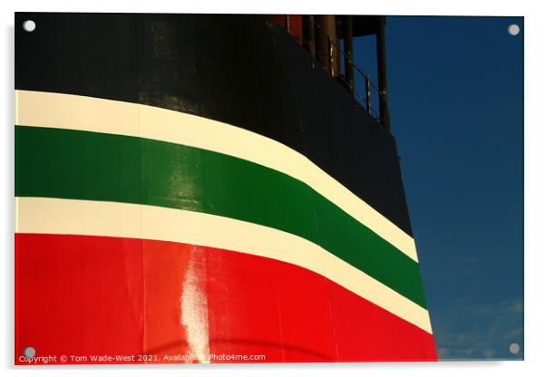 BP Shipping Funnel Colours Acrylic by Tom Wade-West