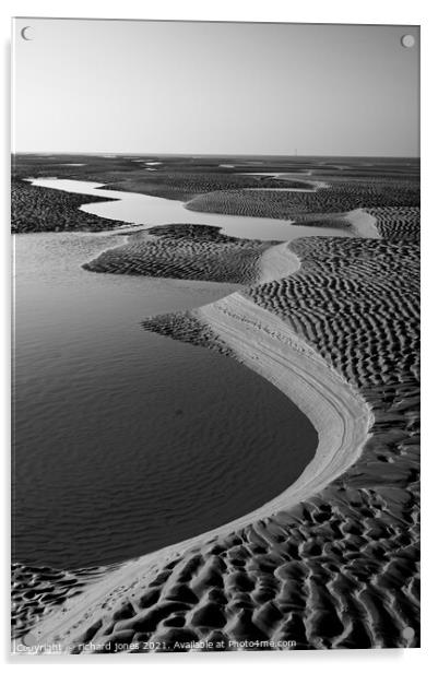 Shifting sands Acrylic by richard jones