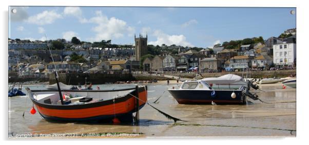 St Ives Harbour, Cornwall Acrylic by Brian Pierce