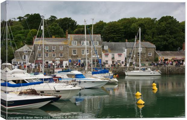 Padstow Harbour Canvas Print by Brian Pierce