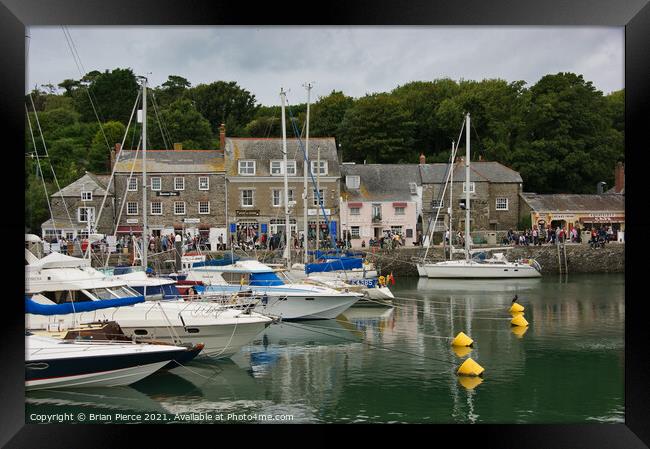Padstow Harbour Framed Print by Brian Pierce