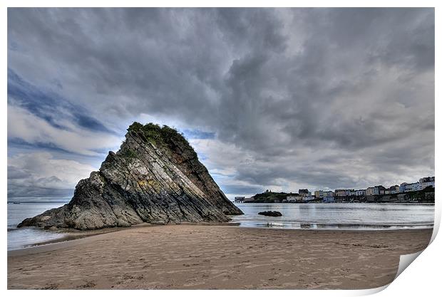 Goscar Rock, Tenby Print by Steve Purnell