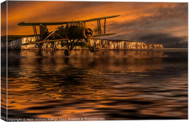 Fairey Swordfish Canvas Print by Peter Anthony Rollings