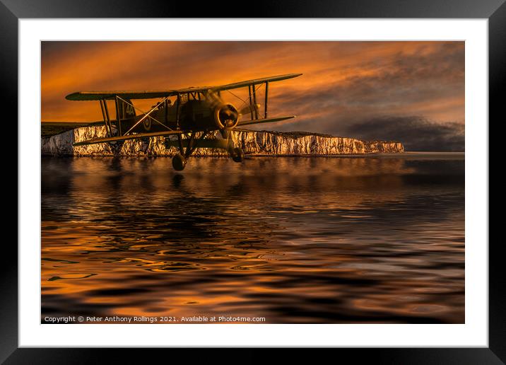 Fairey Swordfish Framed Mounted Print by Peter Anthony Rollings