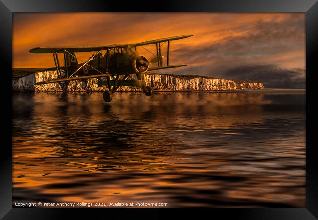 Fairey Swordfish Framed Print by Peter Anthony Rollings