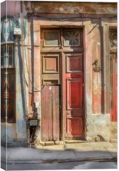 Doors of Havana Canvas Print by David Hare