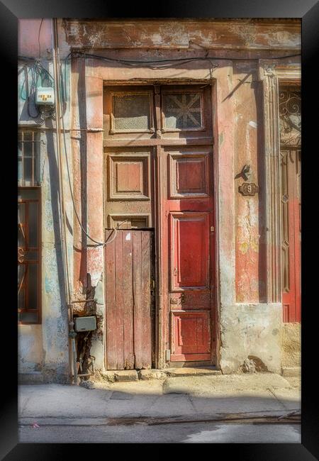 Doors of Havana Framed Print by David Hare