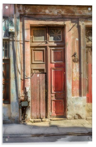 Doors of Havana Acrylic by David Hare