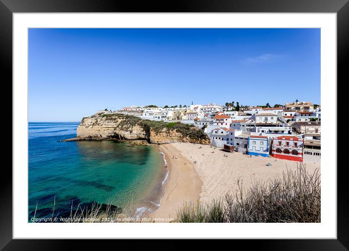 Carvoeiro Algarve Portugal Framed Mounted Print by Wight Landscapes