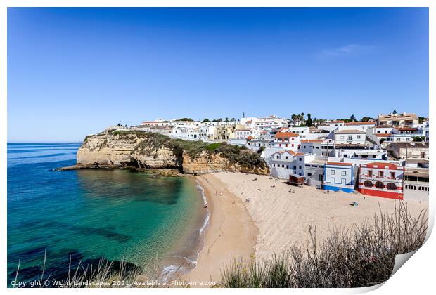 Carvoeiro Algarve Portugal Print by Wight Landscapes
