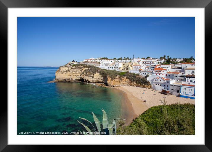Carvoeiro Algarve Portugal Framed Mounted Print by Wight Landscapes