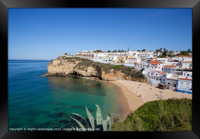 Carvoeiro Algarve Portugal Framed Print by Wight Landscapes