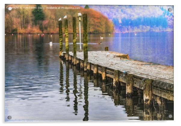 lake windermere Acrylic by sue davies