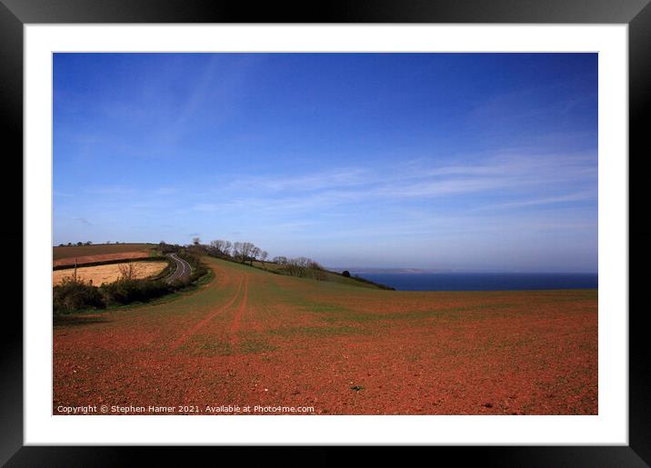 Red Soil of South Devon Framed Mounted Print by Stephen Hamer
