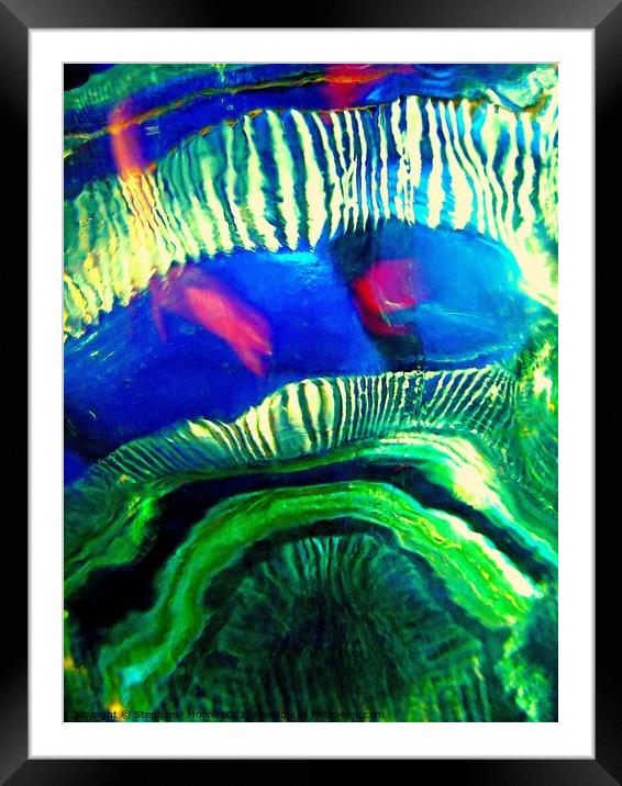 Abstract 10241 Framed Mounted Print by Stephanie Moore