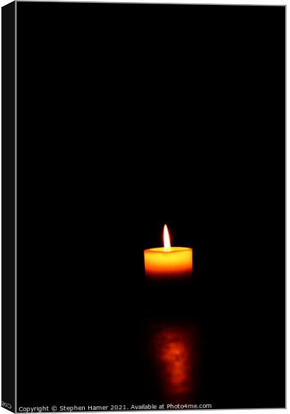 Light in the Darkness Canvas Print by Stephen Hamer