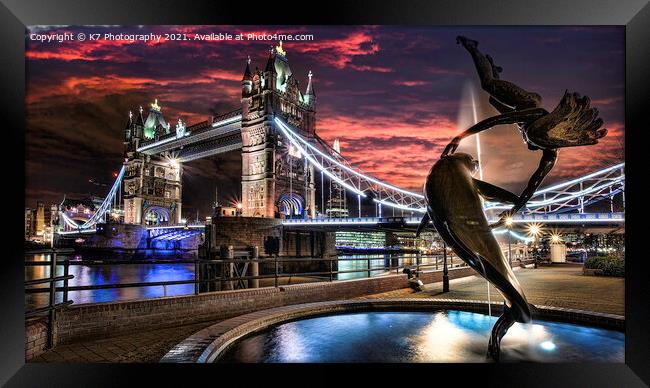 Tower Bridge Framed Print by K7 Photography