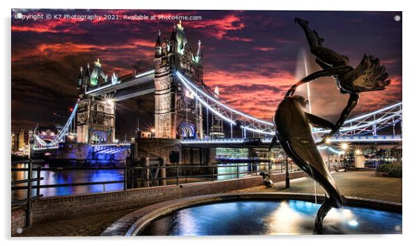 Tower Bridge Acrylic by K7 Photography