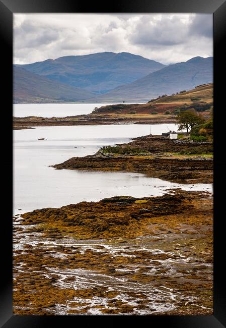 Isleornsay, Isle of Skye, Scotland Framed Print by Andrew Kearton