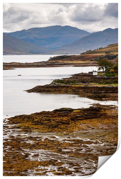 Isleornsay, Isle of Skye, Scotland Print by Andrew Kearton