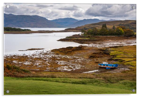 Isleornsay, Isle of Skye, Scotland Acrylic by Andrew Kearton