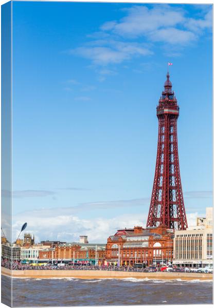 Blackpools famous tower  Canvas Print by Jason Wells