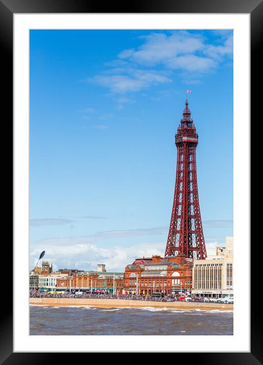 Blackpools famous tower  Framed Mounted Print by Jason Wells