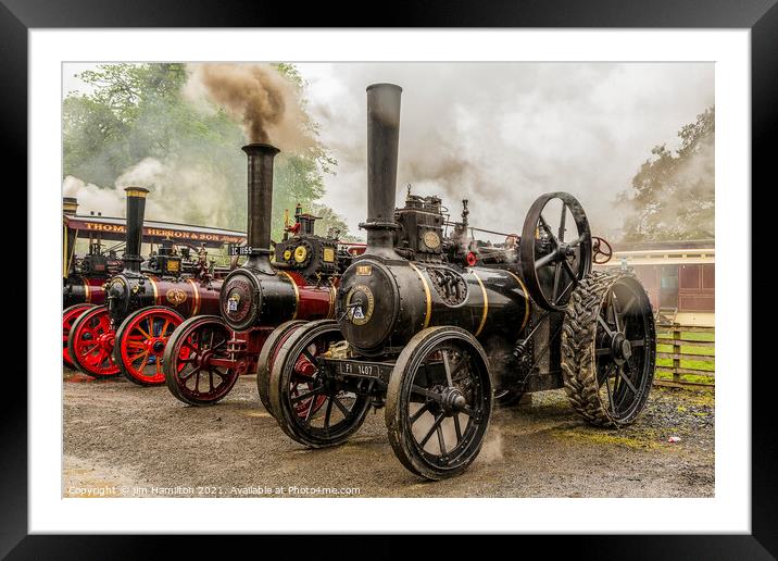 The steam Collection Framed Mounted Print by jim Hamilton