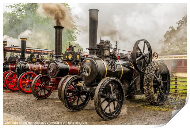 The steam Collection Print by jim Hamilton