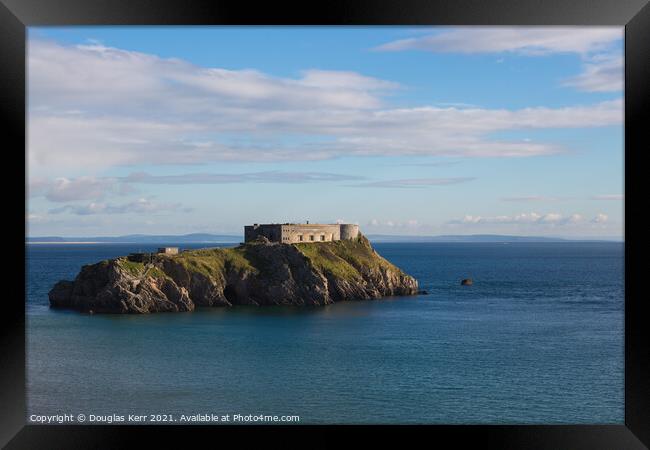 St Catherine's Island, Tenby Framed Print by Douglas Kerr