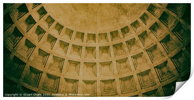 Pantheon in Rome, Italy Print by Stuart Chard