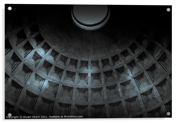 Pantheon in Rome, Italy Acrylic by Travel and Pixels 