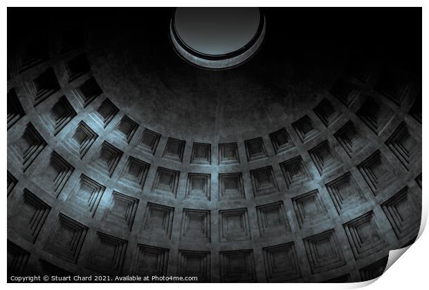 Pantheon in Rome, Italy Print by Stuart Chard