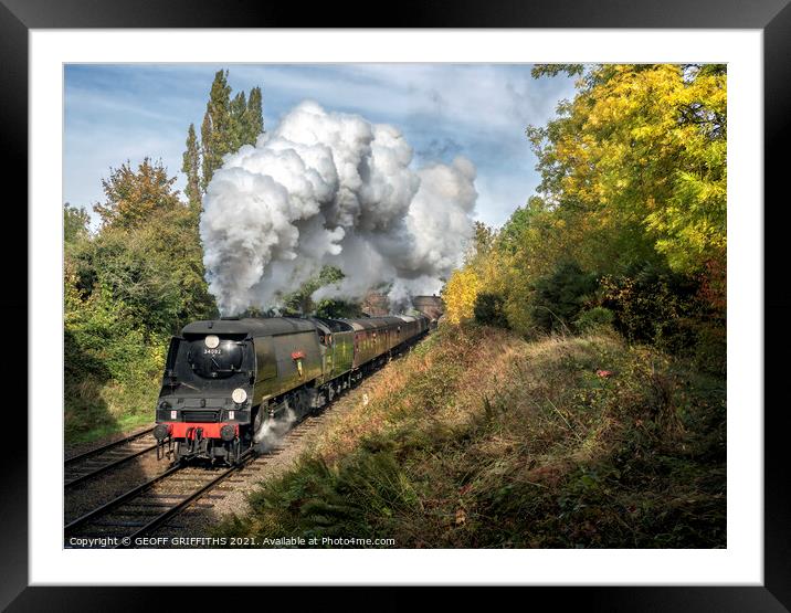 34092 Framed Mounted Print by GEOFF GRIFFITHS