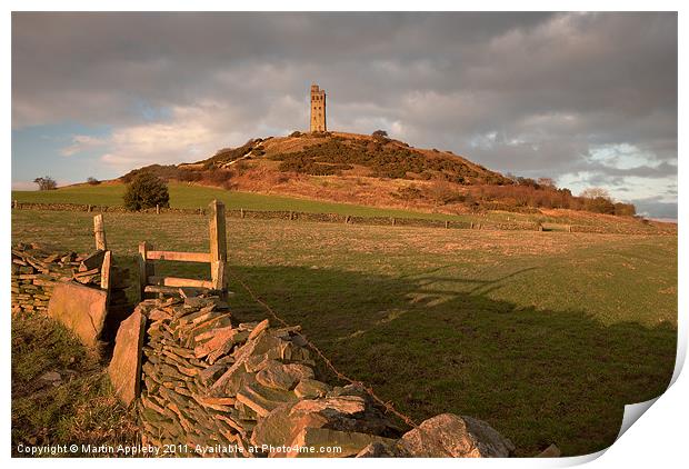 Castle Hill. Print by Martin Appleby
