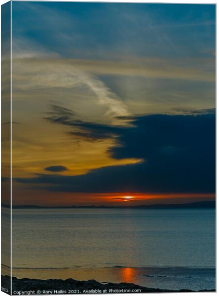 Sunset Canvas Print by Rory Hailes