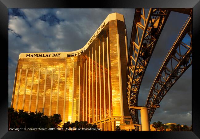 Mandalay Bay Hotel and Casino, Las Vegas, Nevada,  Framed Print by Geraint Tellem ARPS