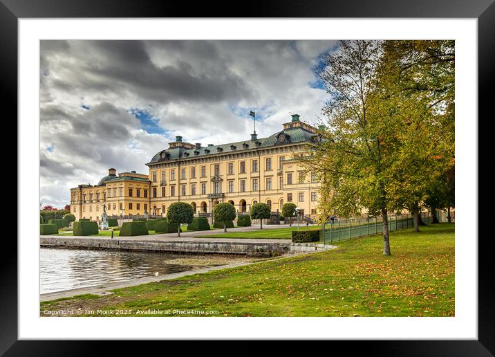 Drottningholm Palace, Stockholm Framed Mounted Print by Jim Monk