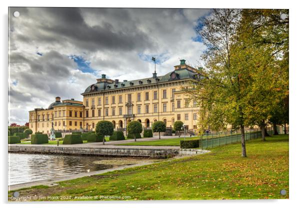 Drottningholm Palace, Stockholm Acrylic by Jim Monk