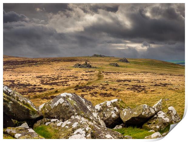 Preseli Hills, Pembrokeshire, Wales. Print by Colin Allen