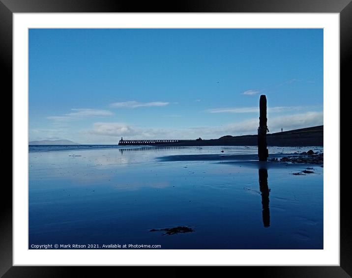 Solway Blue  Framed Mounted Print by Mark Ritson