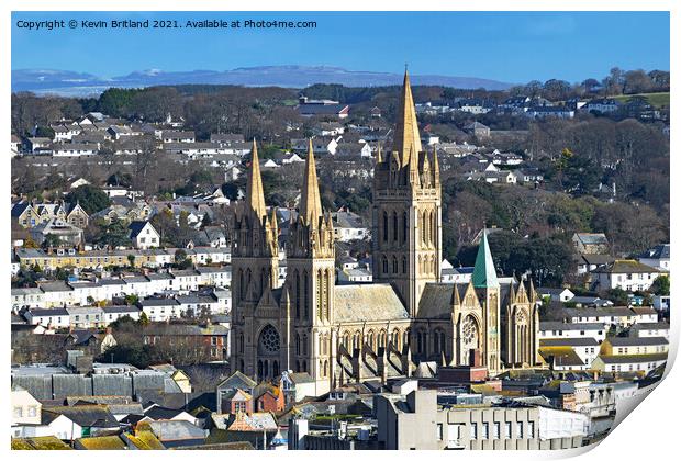 truro cathedral Print by Kevin Britland