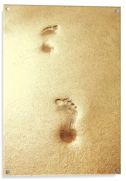 golden sands Acrylic by Heather Newton