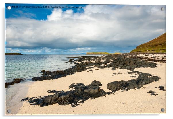 Claigan Coral Beach, Isle of Skye Acrylic by Andrew Kearton