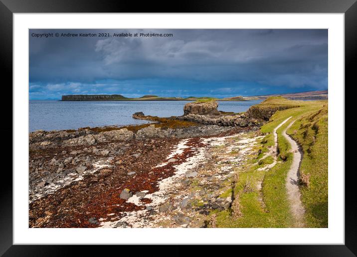 Claigan Coral Beach, Isle of Skye Framed Mounted Print by Andrew Kearton
