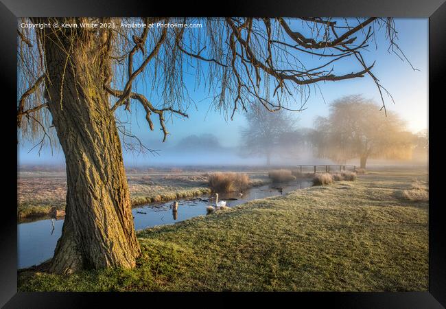 Another golden sunrise Framed Print by Kevin White