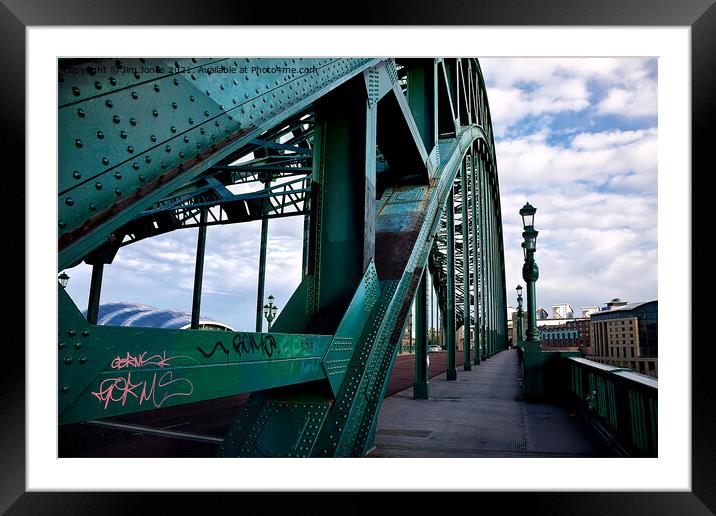 The Tyne Bridge Framed Mounted Print by Jim Jones