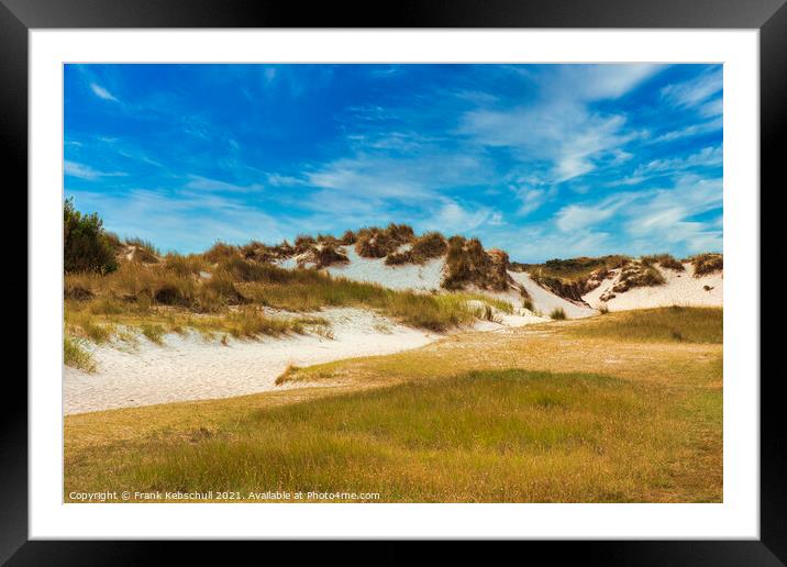 Sky cloud over dune Framed Mounted Print by  Bullysoft